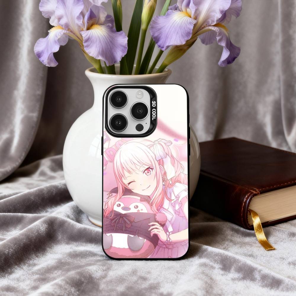 P-Project S-SEKAI M-Mizuki A-Akiyama Чехол для телефона для iPhone17,16,15,14,13,12,11 Plus,Pro Max Черный Конфетный Посеребренный Чехол