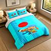 Soft Bedding Set Pocoyó cartoon Pattern, 1 Duvet Cover plus 2 Pillowcases Stylish Bedroom Home Textile