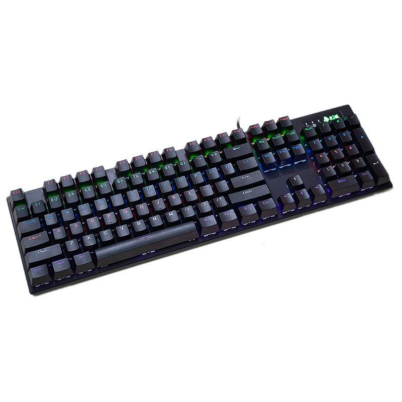 Wired Mechanical Gaming Keyboard 87/104 Keys RGB Backlit Blue Red Brown Switch PC Laptop