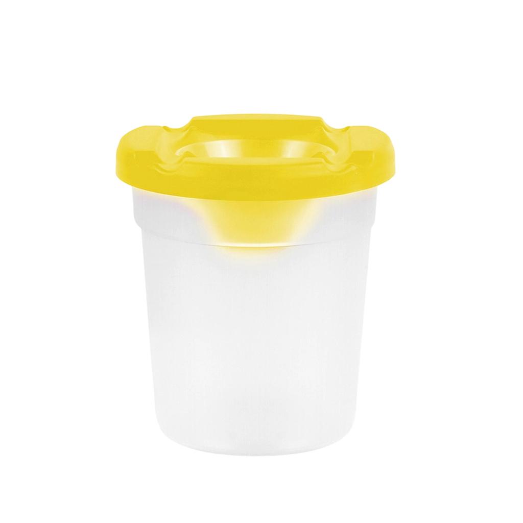 Plastic Paint Water Cup for Art Students and Children with Spill Proof Lid Suitable for Painting and Mixing Water Based Colors Drawing and Craft Use