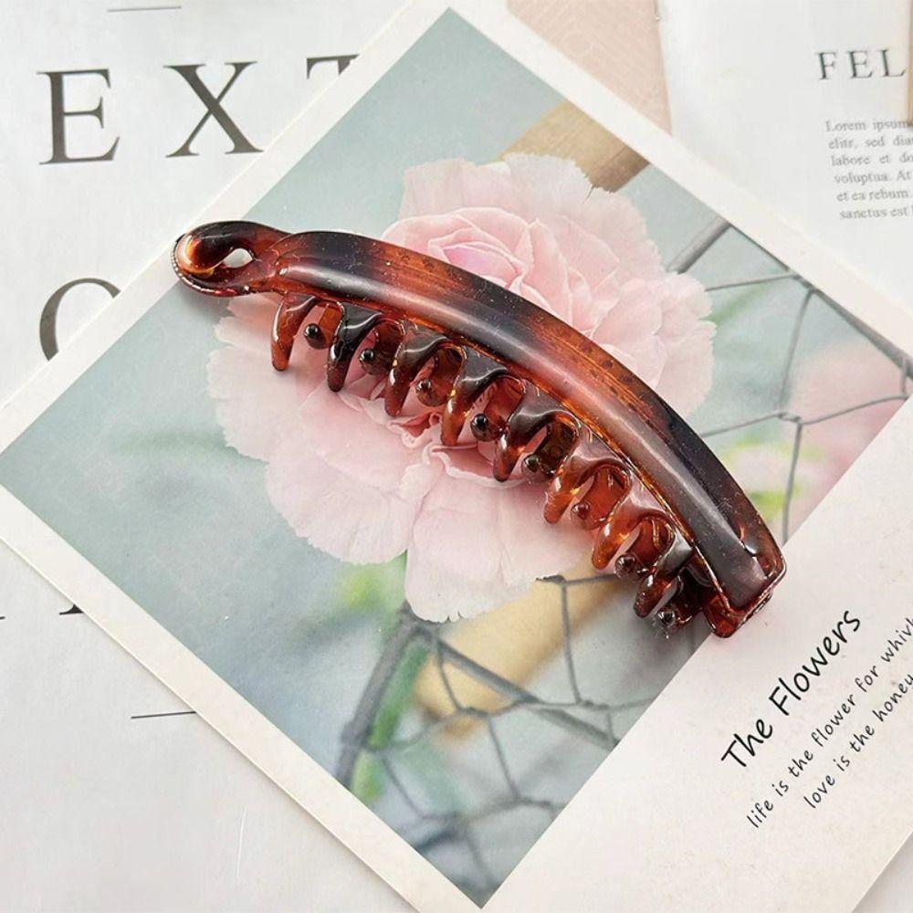 Держатель для хвоста Банан Заколка для волос Шпильки Модные заколки для хвоста Заколки для волос Женские