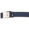 Элегантный мужской ремень под брюки из натуральной кожи GRANDE PELLE Leather Belt 21452 Синий