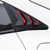 Накладка на жалюзи заднего бокового окна под карбон для Honda Civic 2016-2021 ЛВ РВ