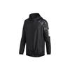 Wind Full-Zip Training Hooded Jacket Men Outerwear Black DU1961