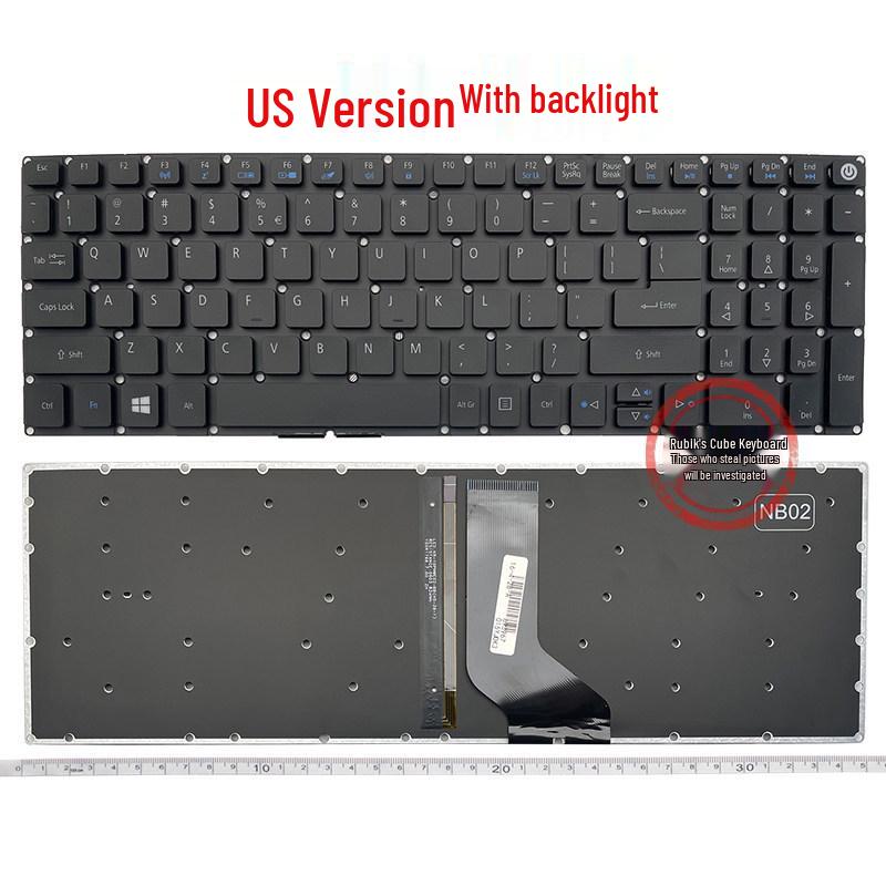 Совместимая клавиатура для моделей ACER Aspire E5: 573, 573G, 573T, 532G, G-557U, F5-573, E5-575G