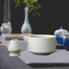 Ceramic Matcha Bowl with Whisk Holder for Tea Preparation
