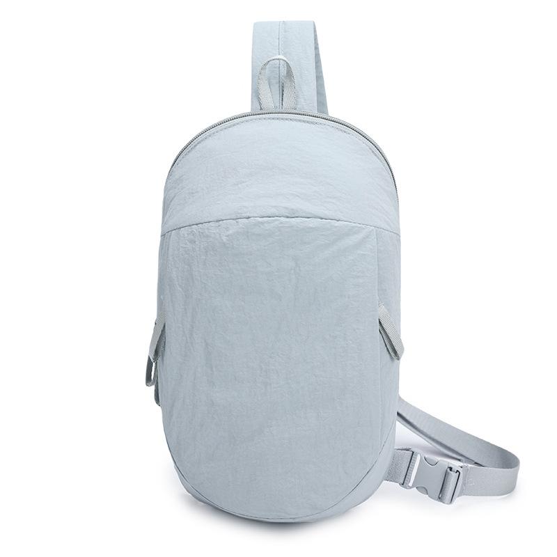 Сумка через плечо Спортивная нагрудная сумка для улицы Большой вместимости Однотонная сумка на плечо