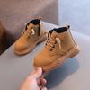 New autumn and winter children's shoes, children's Martin boots, girls' shoes, British-style leather short boots, boys' boots