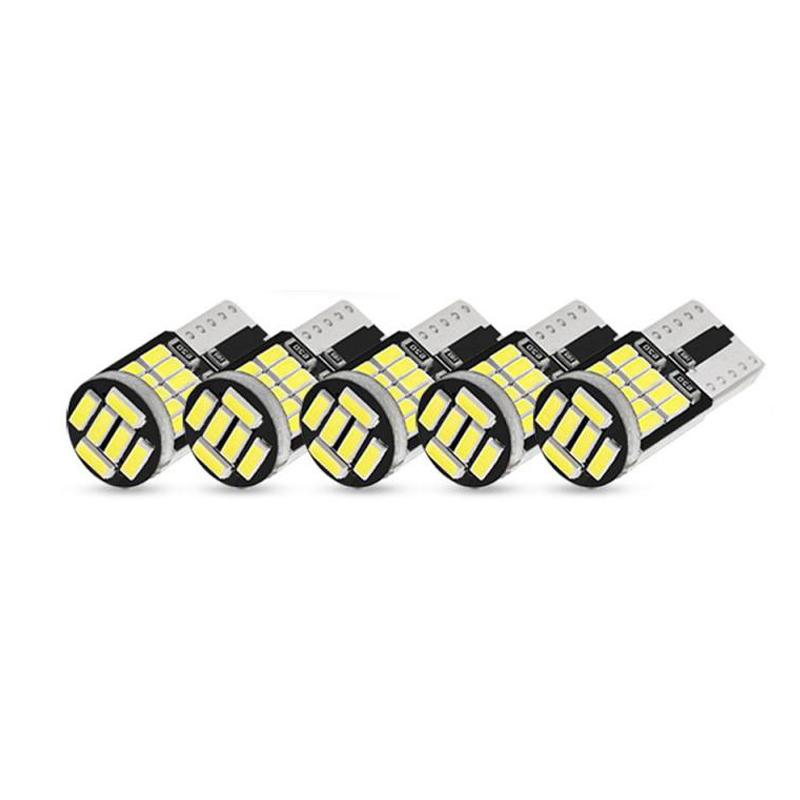 5/10 шт. W5W T10 168 194 светодиодный светильник для салона автомобиля 26 SMD 4014 чип купольный для чтения номерного знака сигнальная лампа белая подсветка приборов