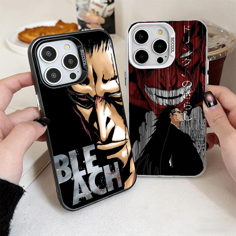 Bleach Кемпачи Зараки Мягкий чехол для телефона iPhone 15 16 17 Pro Max 17Air 16E 14 Plus 13 12 Mini Ударопрочный чехол Задняя крышка