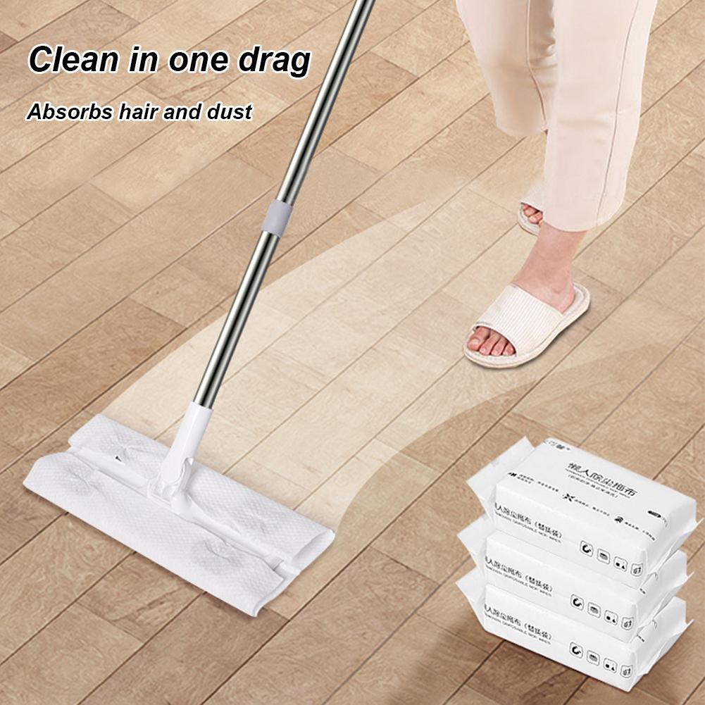 360 Degree Rotation Dry & Wet Flat Mops with Disposable Mop Pad Household Cleaning Mop for Hardwood Laminate Tile Floor Cleaning