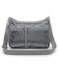Официальная сумка через плечо DELUXE EVERYDAY Блестящий серый металлик СУМКА/7507 Женская