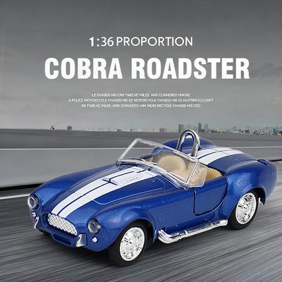 1:36 SHELBY Cobra 427 SC Спортивный автомобиль Литой металлический Модель автомобиля Игрушка для детей Подарок Мальчику Коллекционирование Хобби