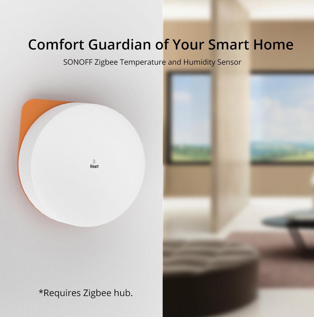 SONOFF SNZB-02P Zigbee Умный датчик температуры и влажности с интеграцией EWeLink
