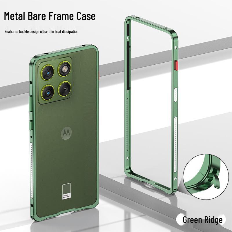 Чехол-бампер Motorola x70 Air Pro, металлический каркас, Edge 60s, застежка-морской конек, совместим с трансграничной доставкой