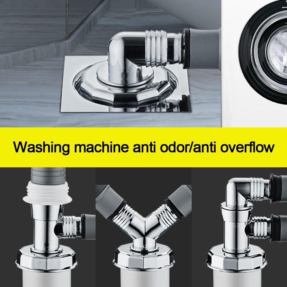 Useful Washing Machine Floor Drain Joint Special Dishwasher Sewer Pipe Connector Universal Double Purpose Hose Adapter