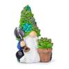 Succulents Hat Gnome Statue Flowerpot Gardening Dwarf Figurine Scuplture Indoor Outdoor Garden Home Office Decoration Ornament