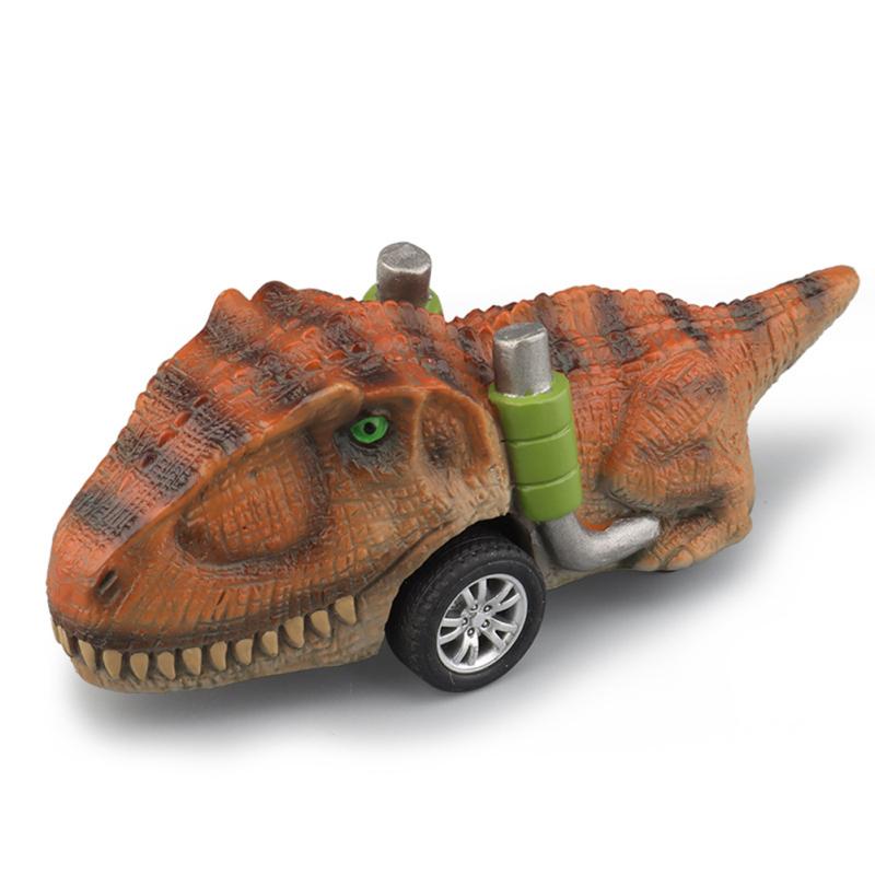 Имитация Динозавр Инерционная Спортивная Машина Игрушки Дети Мультяшное Животное Модель Машины Украшения для Коллекции