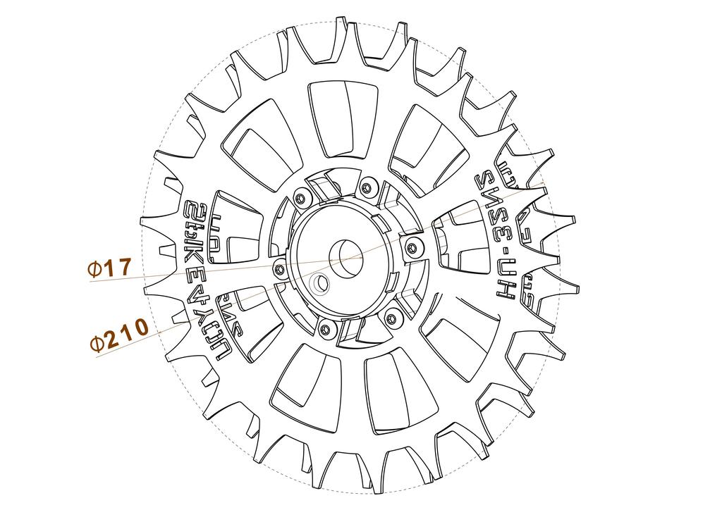 Koła Do Robota Koszącego Husqvarna Automower 305, 310, 315, 315X, 415X, 415Xi Stal Nierdzewna 3Mm