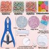 1 Set Clear Refillable DIY Craft Supplies TPR Fidget Ball Toy  Stress Relief