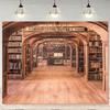 Винтажный книжный стеллаж, Фотобаннер с старыми книгами для свадьбы, выпускного и фотозоны