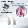 Digital Display Screen High Performance Noise Reduction Professional Edition Wireless In Ear 16 Channel Multi Mode Digital Hearing Aid