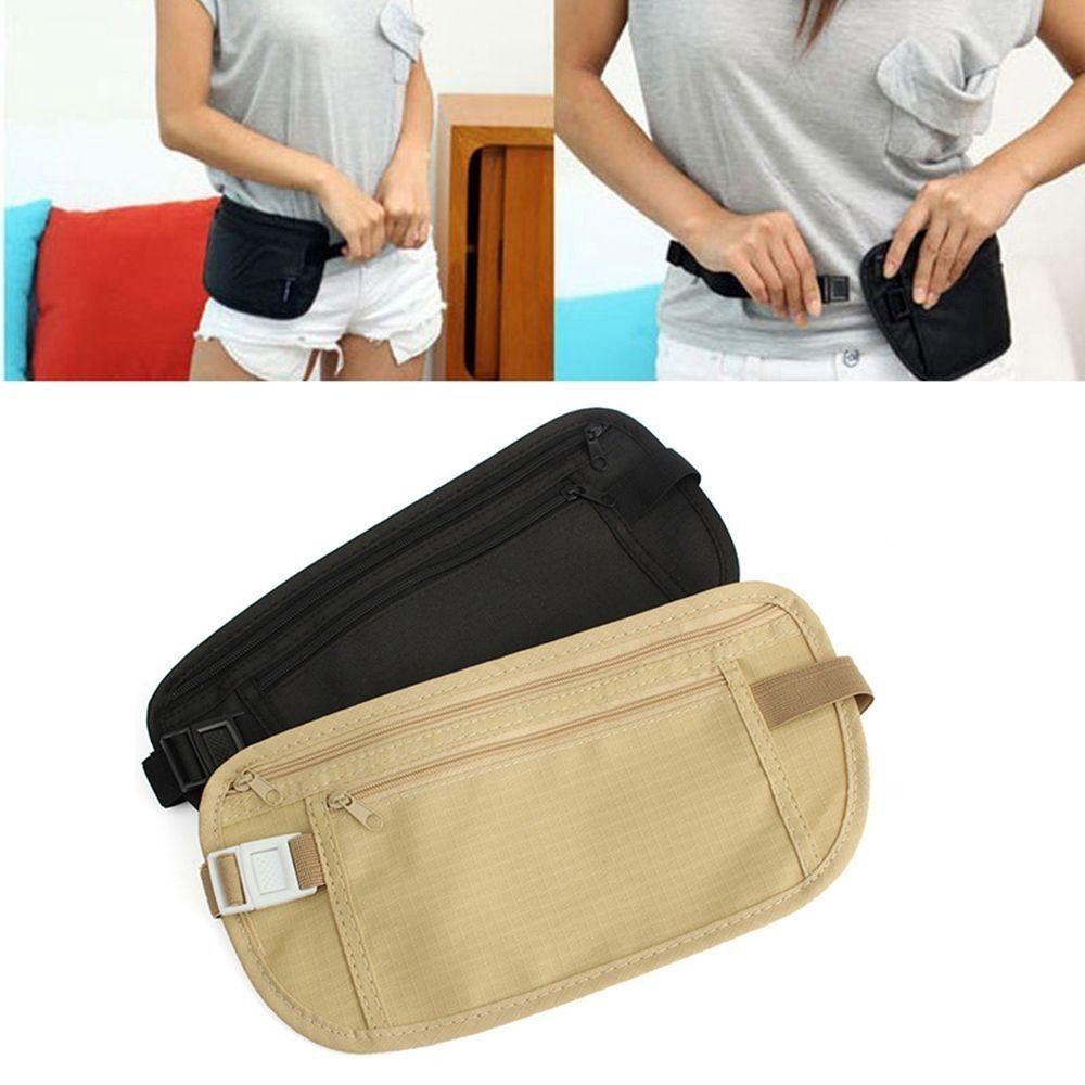 Wallet Waist Belt Cardbag Useful Travel Pouch Passport Money Bags Chest Packs Cloth Running Bag