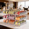 Stackable Multi-layer Cat Food & Beverage Can Storage Rack