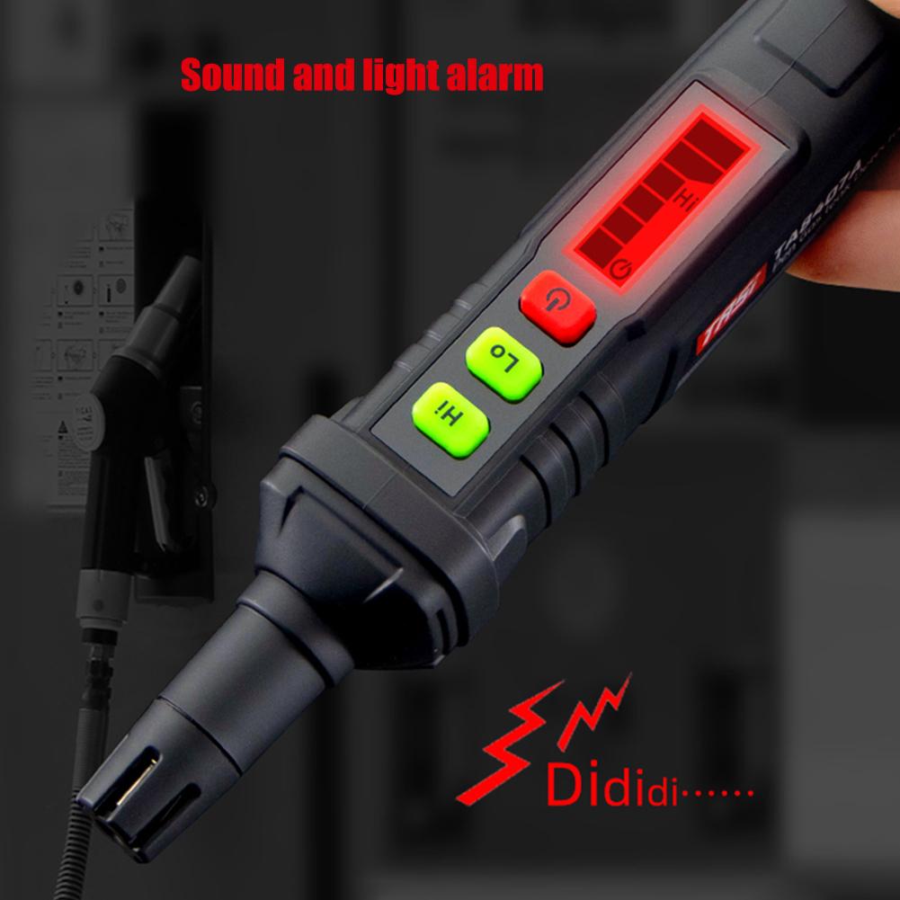 Портативный детектор газа, ручка-детектор утечек с визуальным и звуковым сигналом тревоги