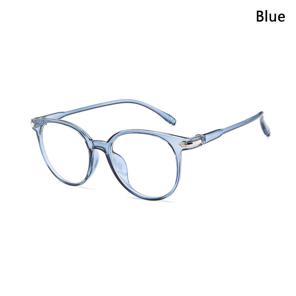 Women Men Anti Blue Rays Black Frame Transparent Lenses Glasses  Portable Optical Glasses Computer Glasses Fashion Eyeglasses