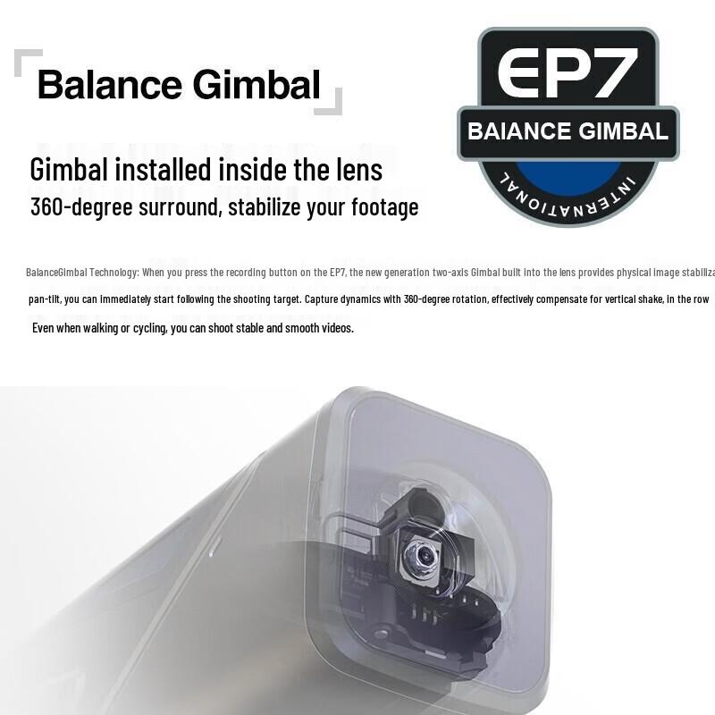 Накамерная 4K экшн-камера ORDRO EP7, крепящаяся на голову (Китайская версия)