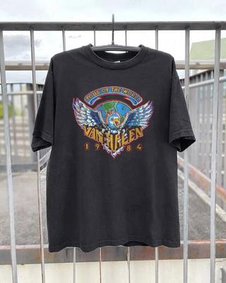 NEW! Van Halen 1984 Tour Of The World Music T-Shirt