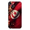 Черный ТПУ чехол для Samsung galaxy A3 A5 A7 2016 2017 2018 чехол флаг Туниса