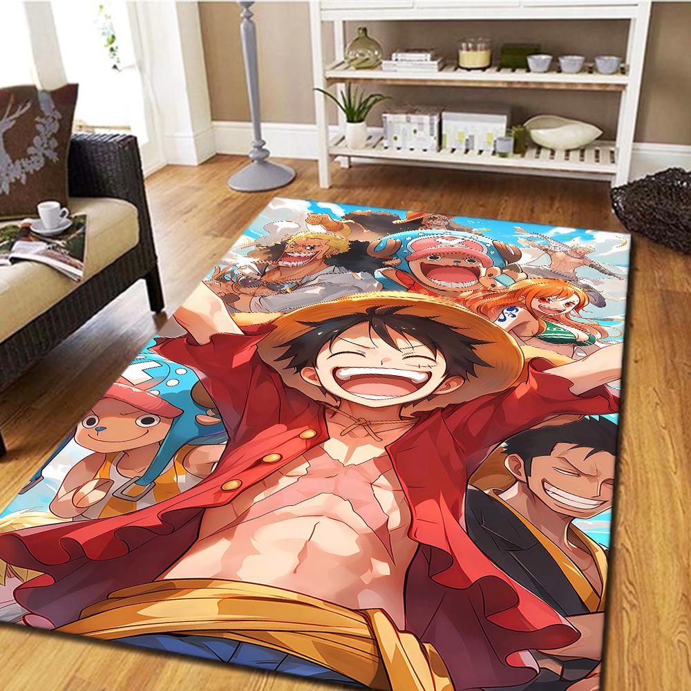 Luffy D Floor Carpet, Digital Printed Movie Rug, Home Decor Mat for Bedroom, Living Room Play Mat -HYQ24