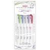 Zebra Mild Liner Кисть-хайлайтер NC5, Мягкая, Цвета, WFT8-5C-NC-N