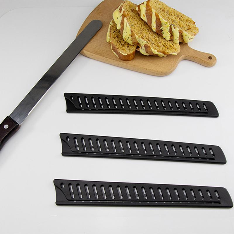 1 шт. Черный пластиковый чехол-протектор для лезвия кухонного ножа для 10-дюймового ножа, пластиковый чехол для ножа, защитный чехол, ножны