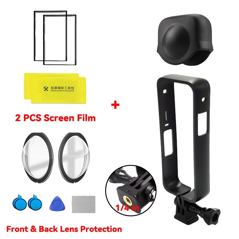 Рамка-корпус для панорамной экшн-камеры Insta360 X3, пылезащитный силиконовый защитный чехол, протектор объектива для Insta360 X3, аксессуары