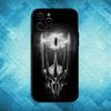 The Lord of the R-Rings Map Phone Case For iPhone17,16,15,14,13,12,11 Plus,Pro Max Soft Black Cover