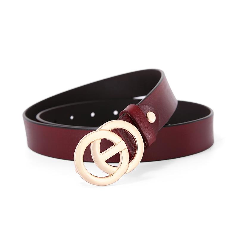 Женские роскошные дизайнерские брендовые ремни из натуральной кожи, высококачественные винтажные ремни с пряжкой для женских джинсов, повседневный ремешок для платья LB2207