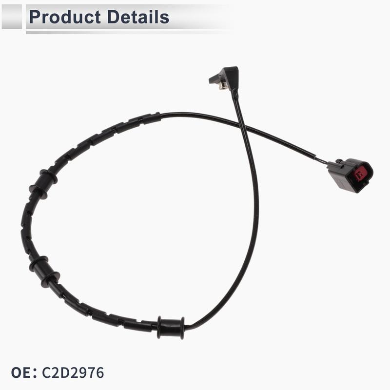 UXCELL 2Pcs Rear Wheel Brake Pad Wear Sensor No.C2D2976 Disc Break Pad Wear Indicator Sensor for Jaguar XF 2009-2015