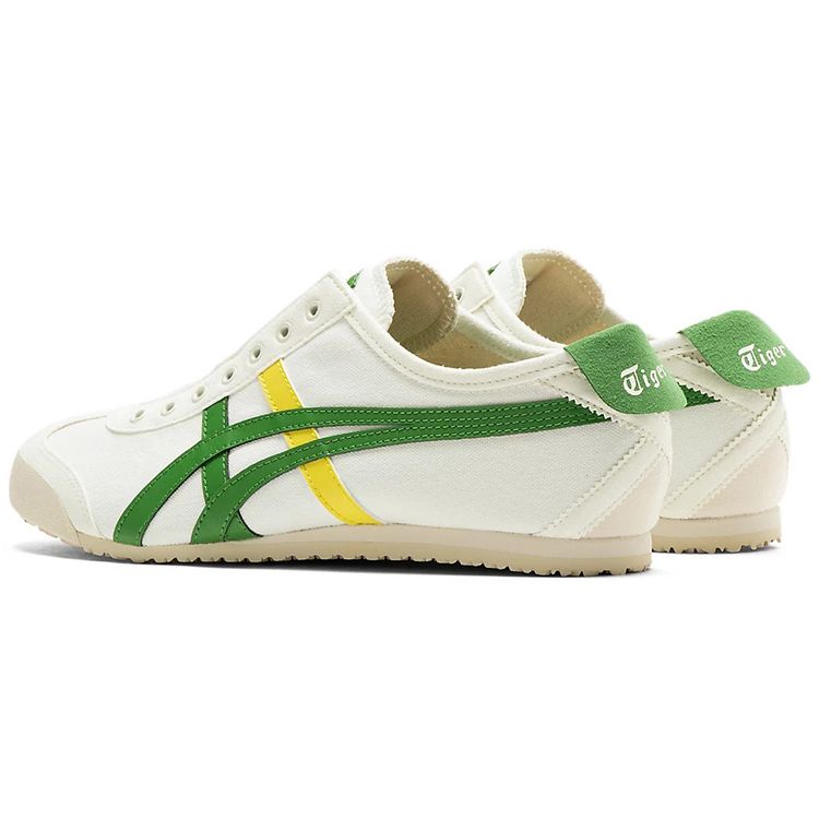 ONITSUKA TIGER Mexico 66 Slip On Унисекс Кремовый Шпинатный Зеленый 1183A360-113