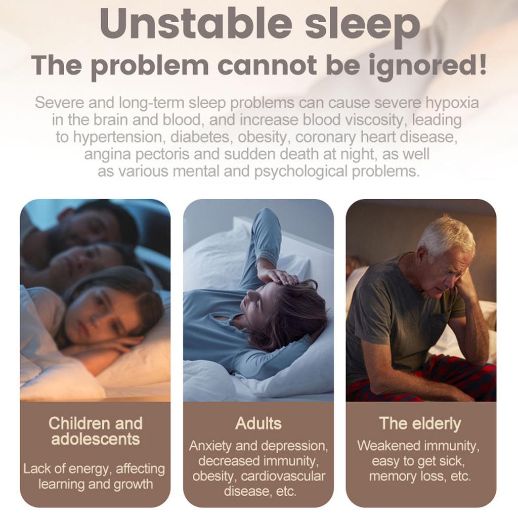 Ручное устройство для улучшения сна 2 режима 12 уровней интенсивности Успокаивающий микроток Удерживающее устройство для сна