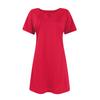 Women's Dresses Short Sleeve Casual Homecoming Vacation Beach T-Shirt Dresses