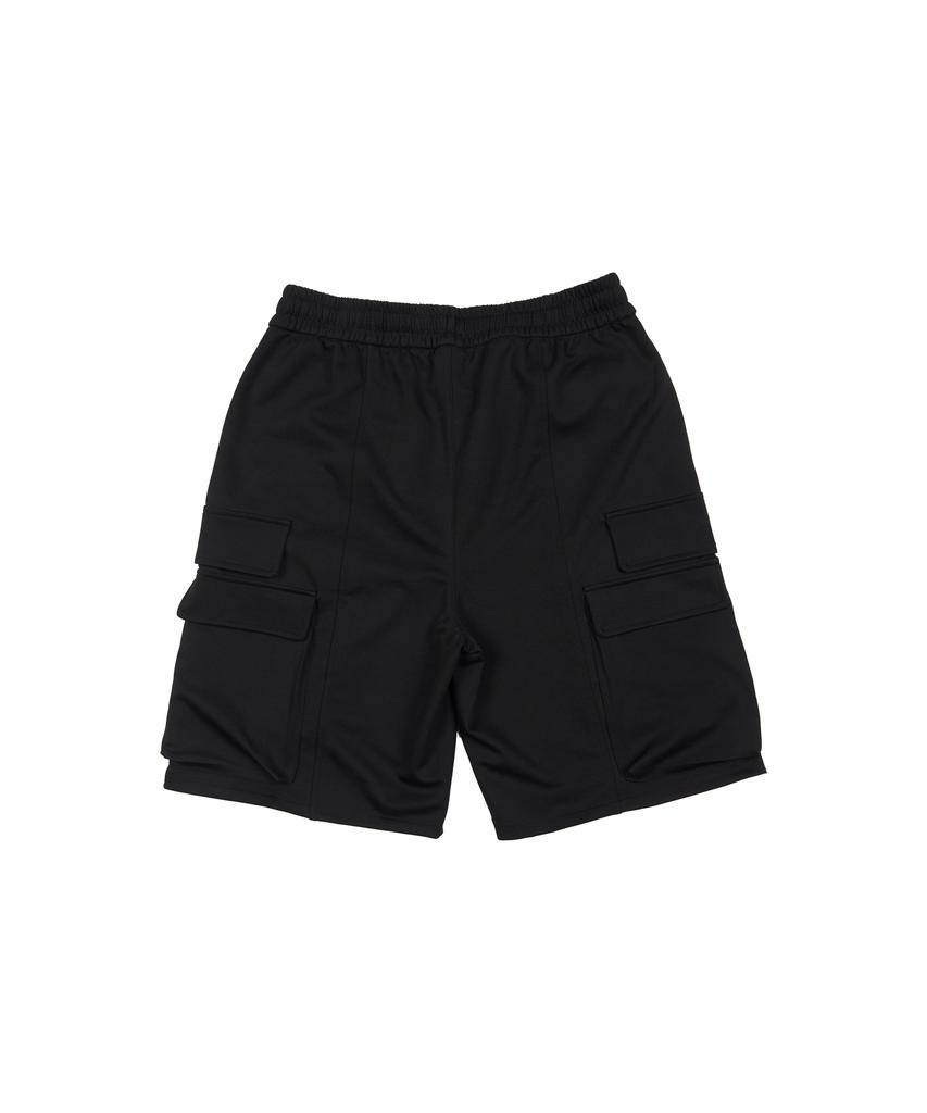 CREAM SODA LAB Air Bermuda Side Cargo String Shorts Black