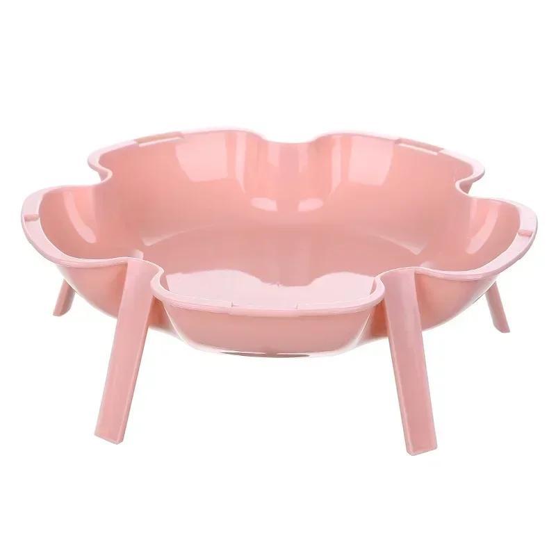 Multiple Color Friut Vegetable Storage Rack Convenience Superimposed Flower Plate Side Dish Tableware Kitchen Accessories Tool