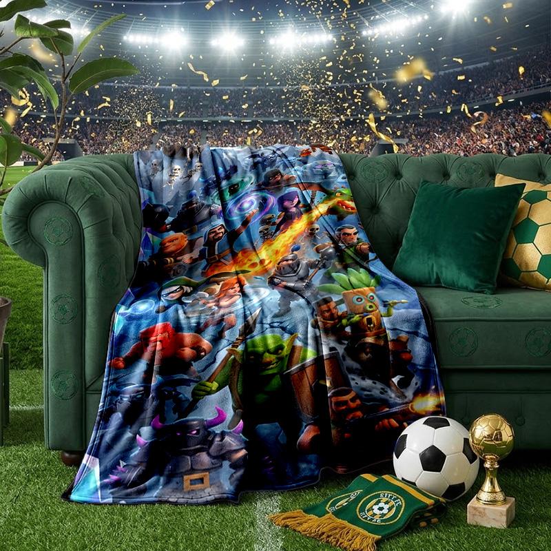Clash Royale Heroes Collage Blanket Lightweight Ideal Bedding Blanket Perfect for Travel, Camping, Living Rooms, Offices, Sofas, Fan Christmas gift