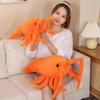 Soft Sofa Cushion Ornament Cozy Touch Cartoon Lobster Doll Office Nap Pillow Girlfriend Gift Plush Toy