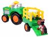 Traktor Z Przyczepą Farmer I Zwierzątka Dźwięk + Światło Za5390