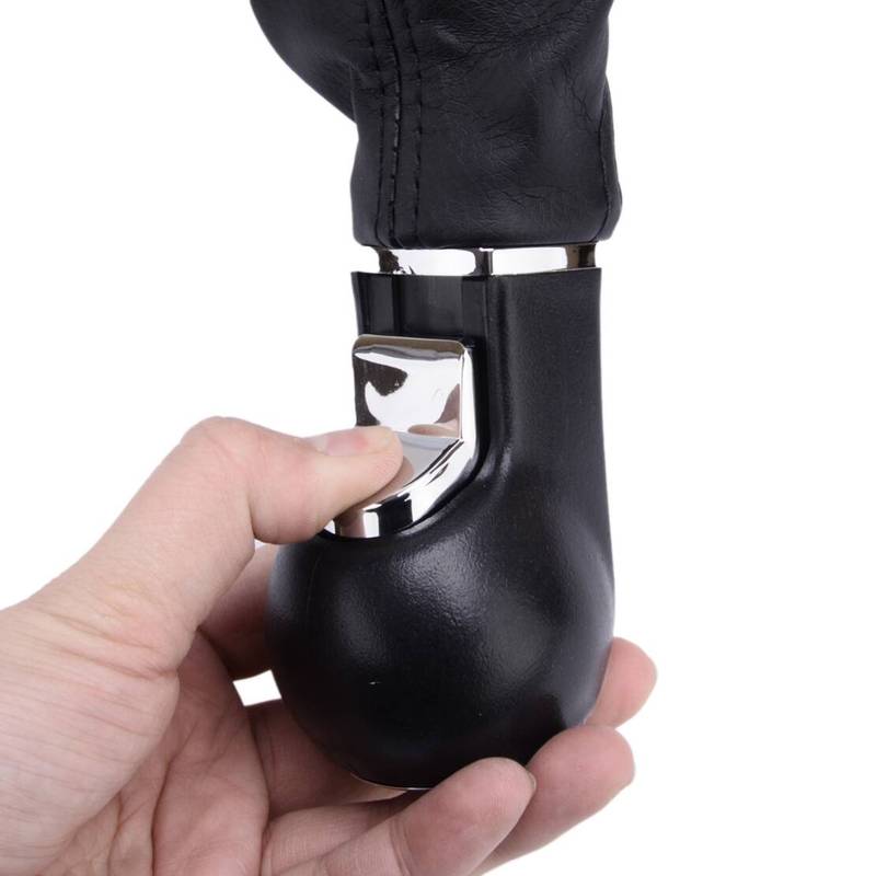 5 Speed Gear Shift Knob Shifter Gaiter Boot Lever Head Fit for Opel Zafira B A05 2005-2015 Black