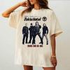 Футболка Tokio Hotel для девушки хип-хоп 80-х Графическая Панк Классическая Удобная футболка Модная Удобная графическая Панк Дышащая Цветная